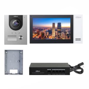DAHUA - kit Videocitofono IP POE monitor 7"
